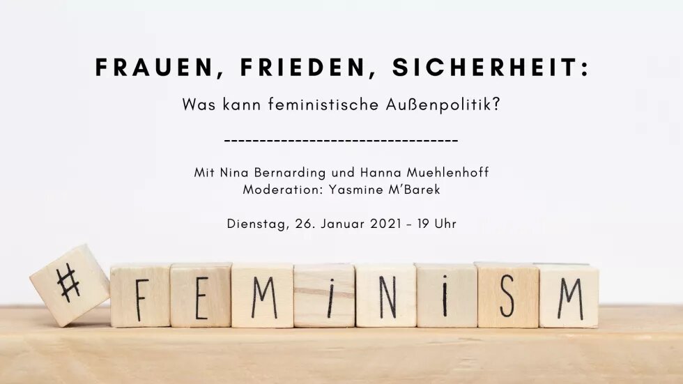 Cover zur Veranstaltung Frauen, Frieden, Sicherheit