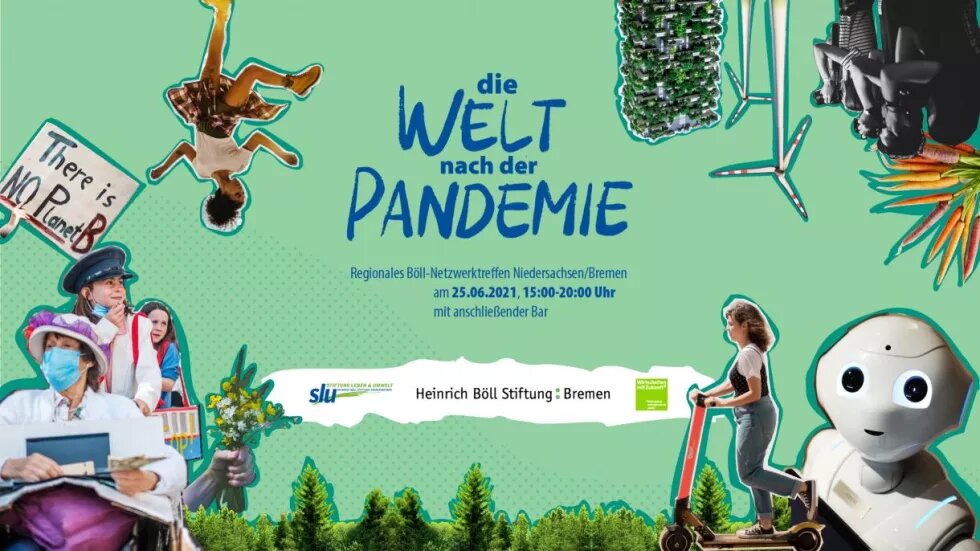 Flyer zur Veranstalrung "Die Welt nach der Pandemie"