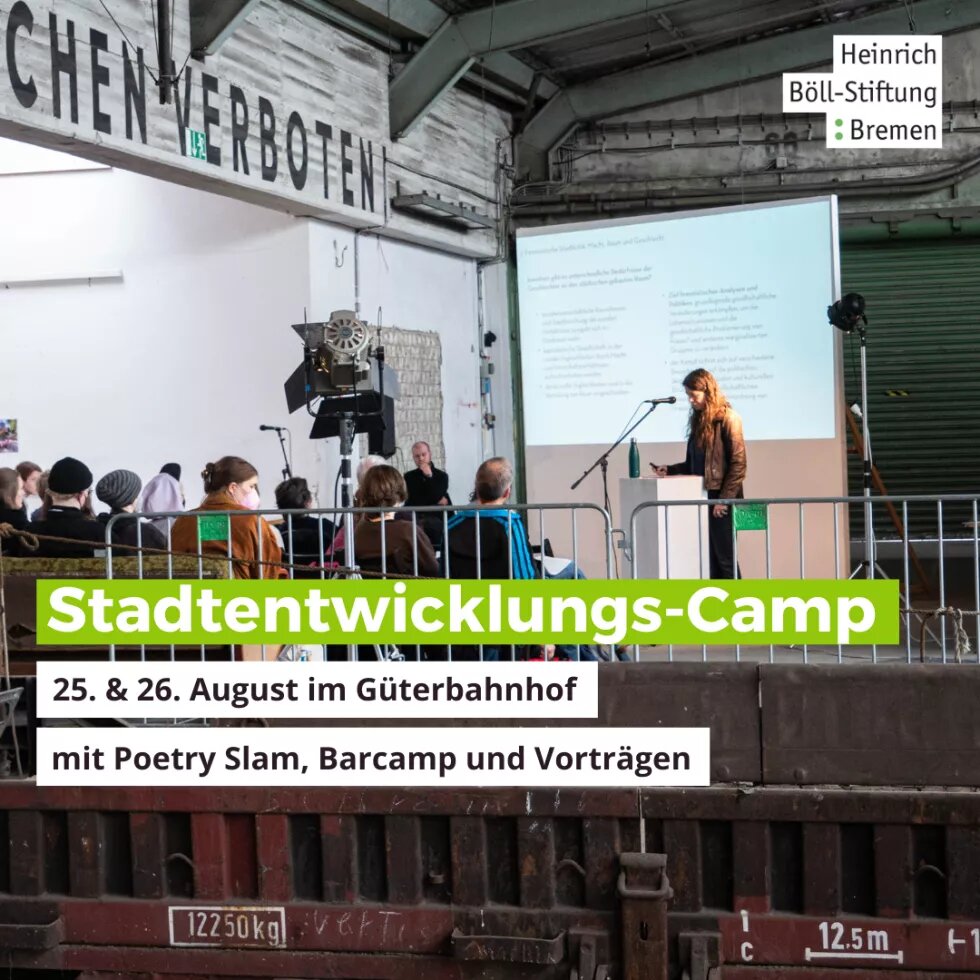 Veranstaltungsbild für das Stadtentwicklungscamp am 25. und 26. August