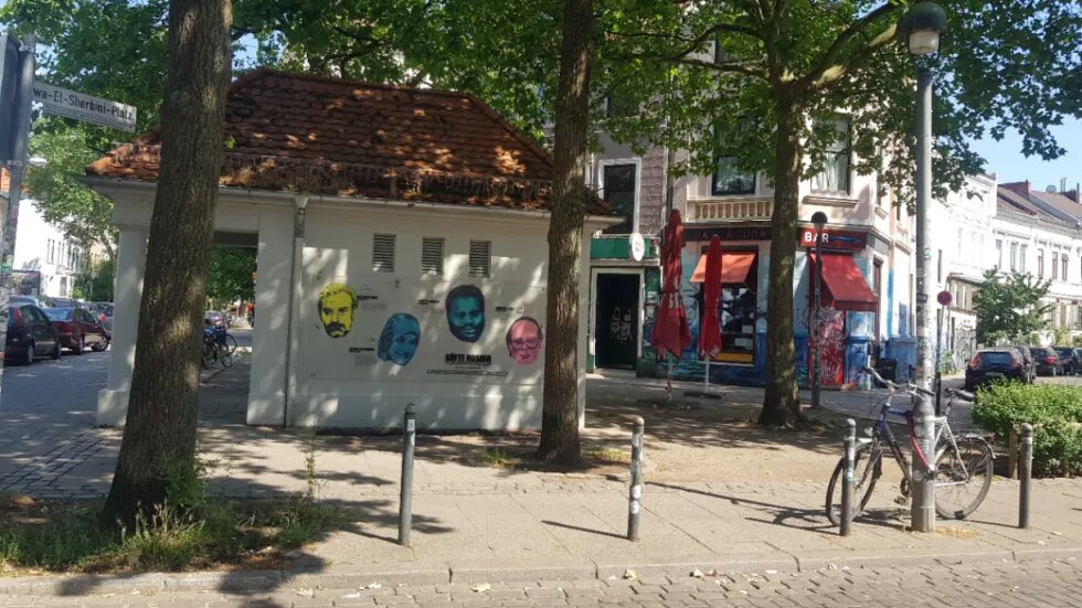 Foto vom Marwa-El-Sherbini-Platz im Bremer Viertel