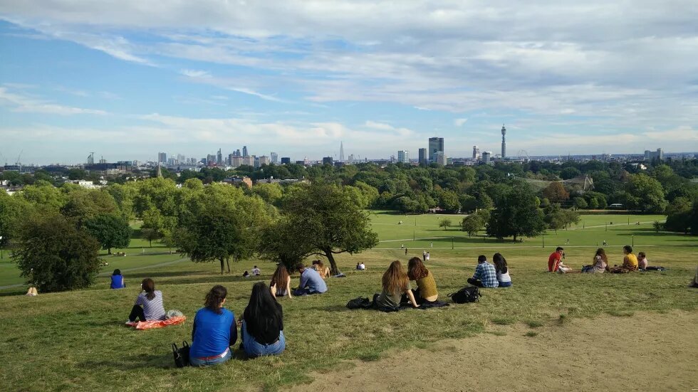 Die Brexit-Generation: Foto von einem Park in London